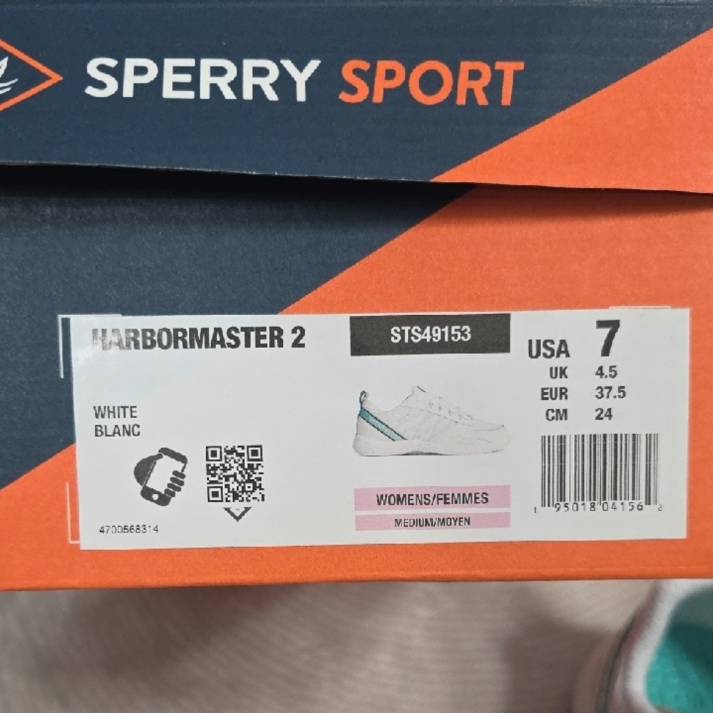Sperry Harbormaster 2.0 White and Mint Sneakers - Picture 4 of 12